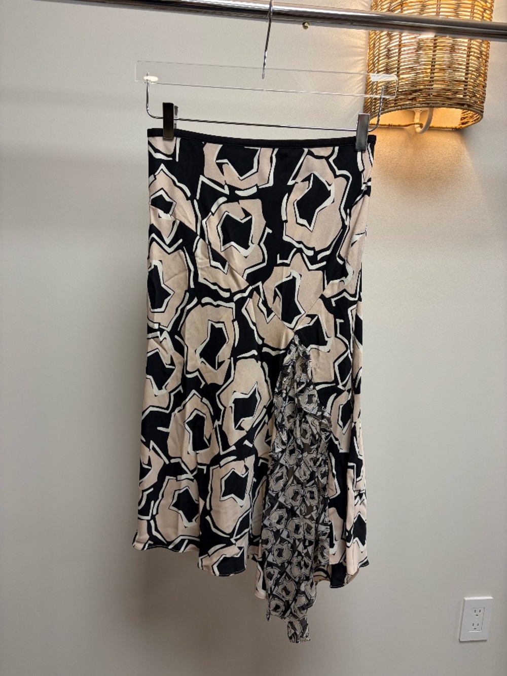 Vintage Diane von Furstenberg Pattern Midi Skirt